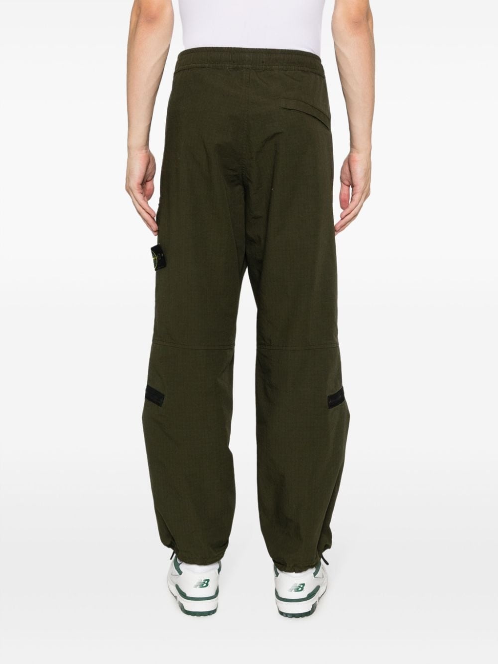 tapered ripstop cargo trousers - 4