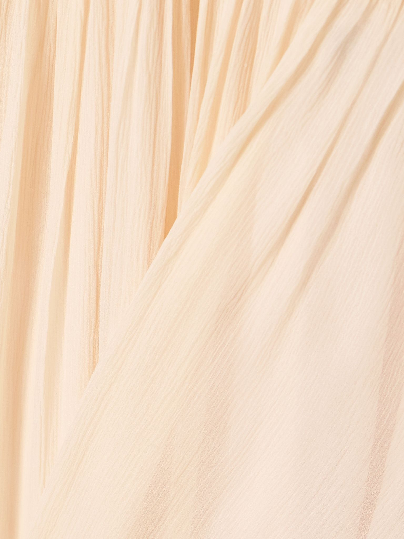 Agathe tiered gathered silk-crepon maxi dress Beige - 4