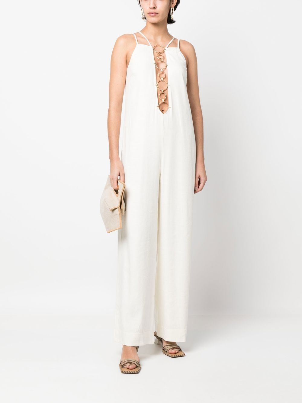 Raye  linen-blend jumpsuit - 2