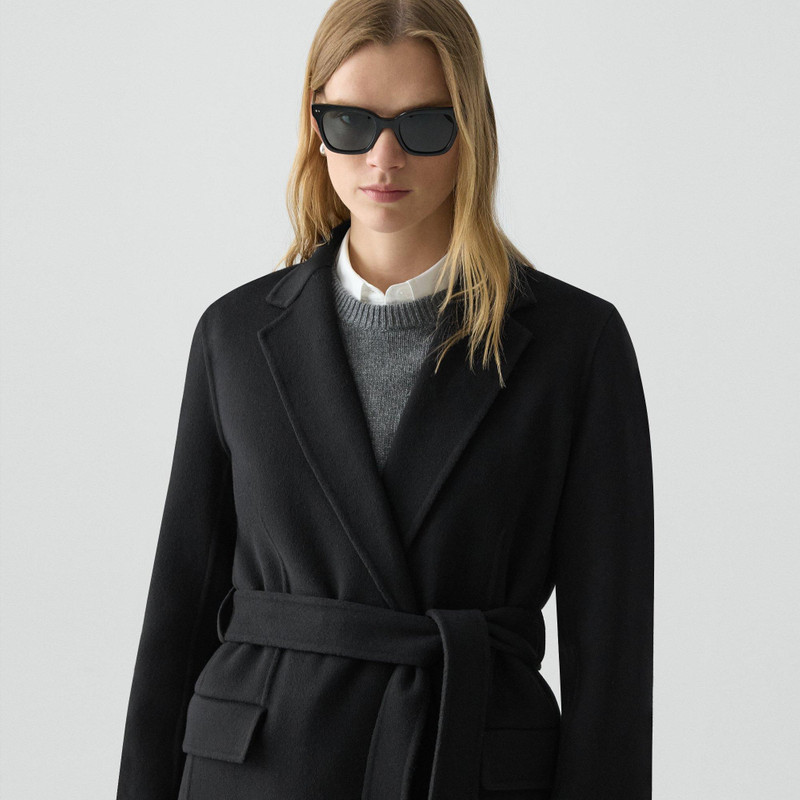 Belted Coat in Double-Face Wool-Cashmere 5