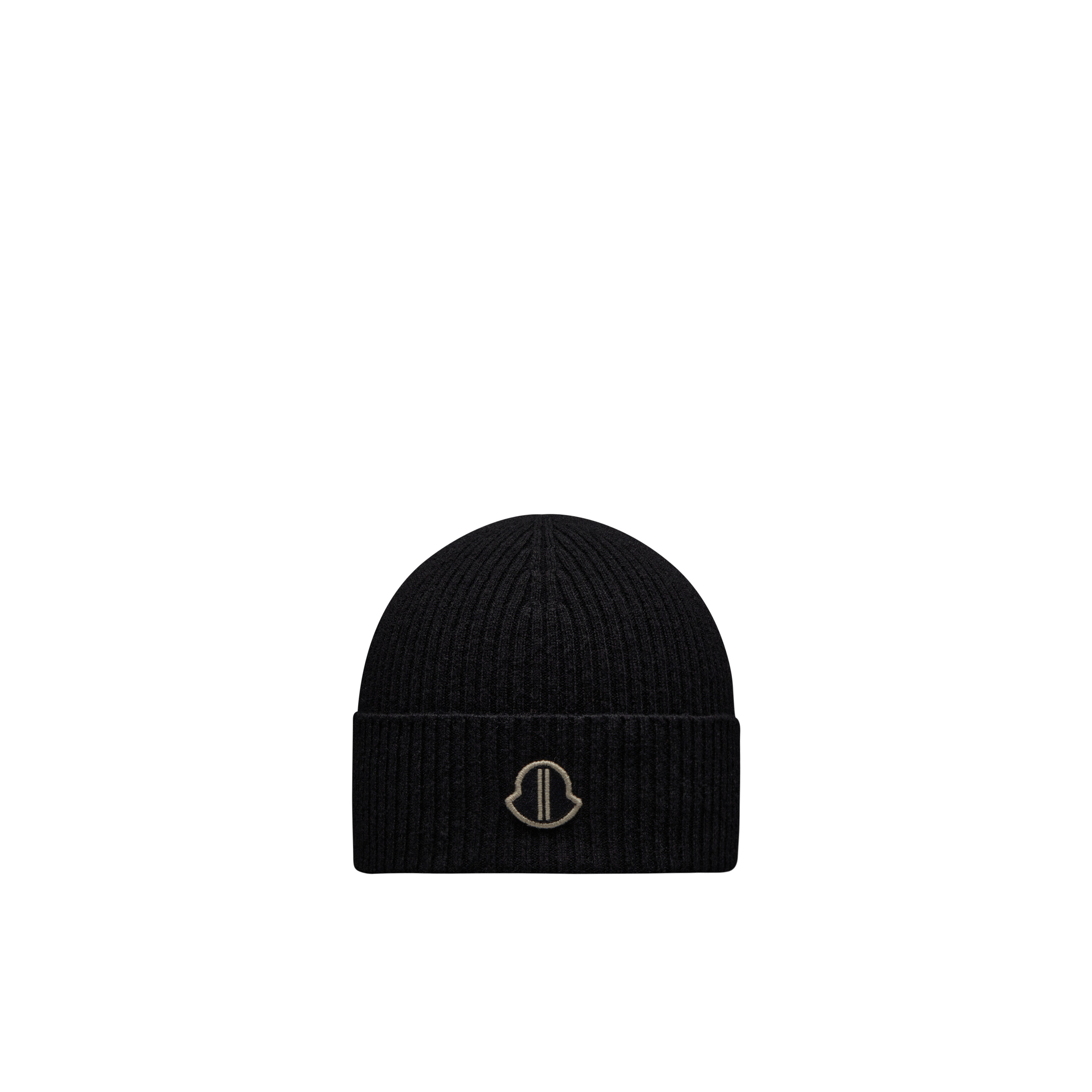 Moncler x Rick Owens Beanie Knit Hat in Black - 1