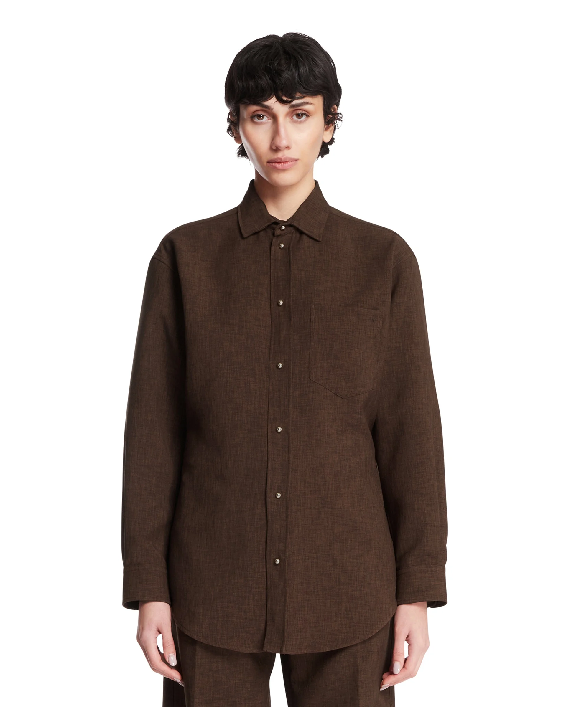 Gray Anne Tailored Shirt - 1