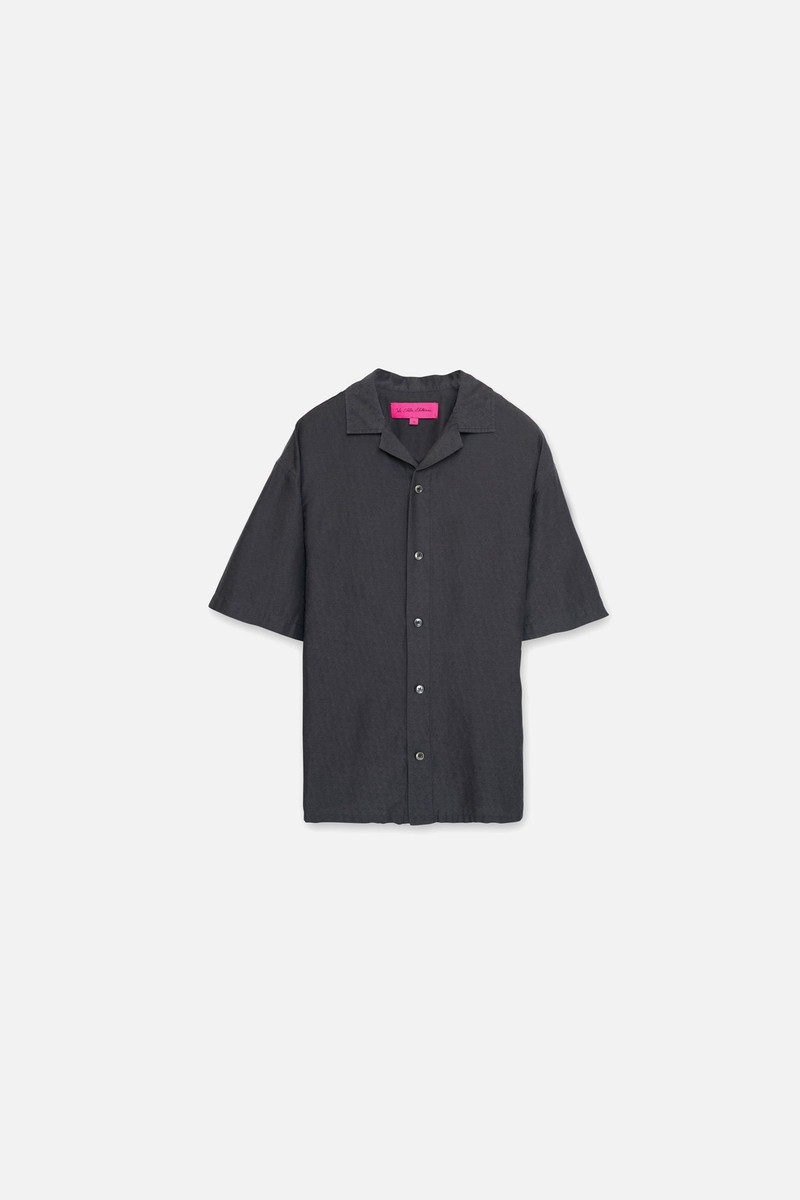 JAQUARD SILK CAMP SHIRT 1