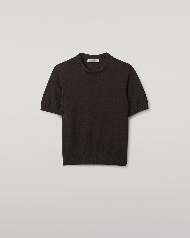 Classic Cashmere Brown T-shirt 1