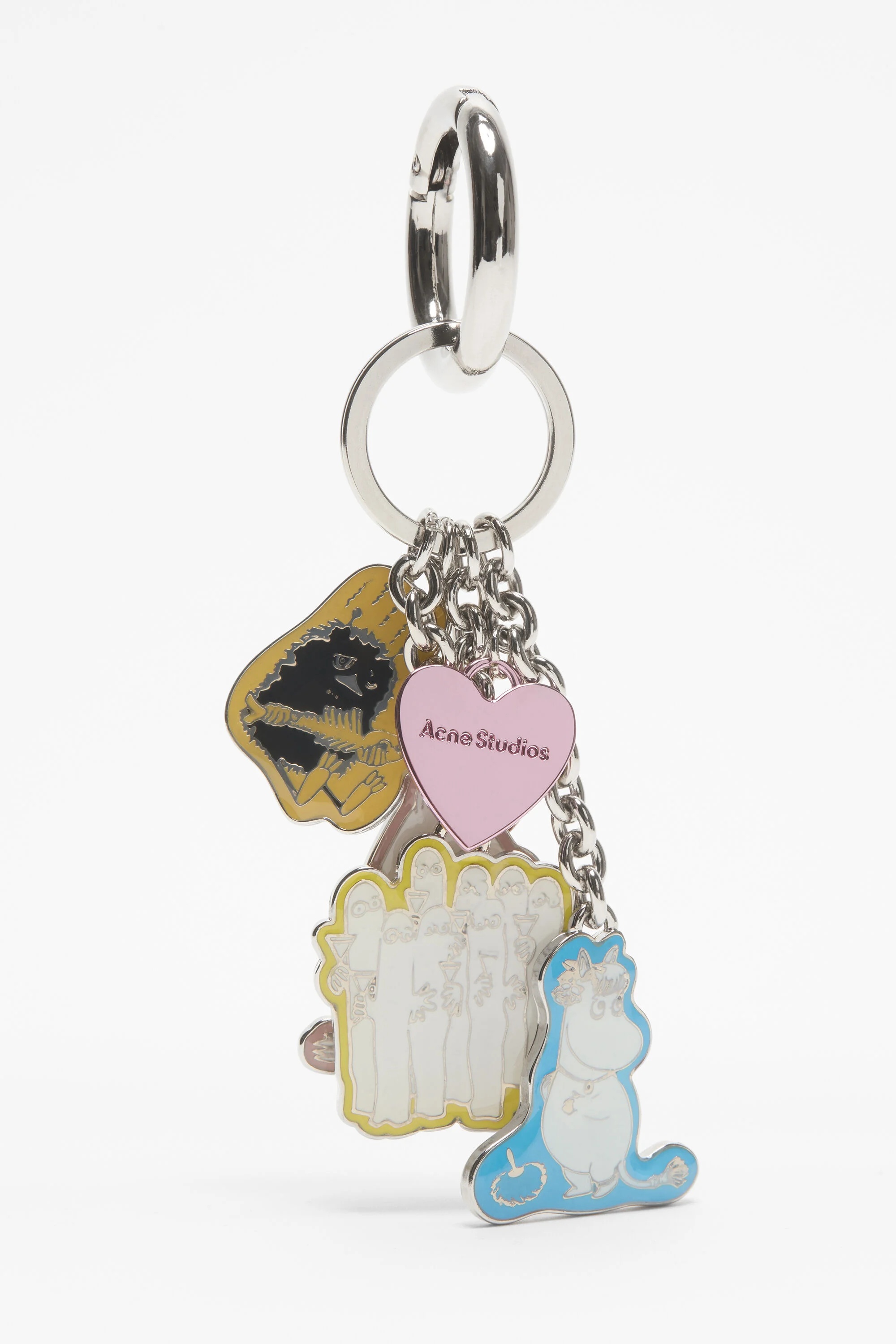 Charm keychain Acne Studios x Moomin - Silver/multicolor - 3