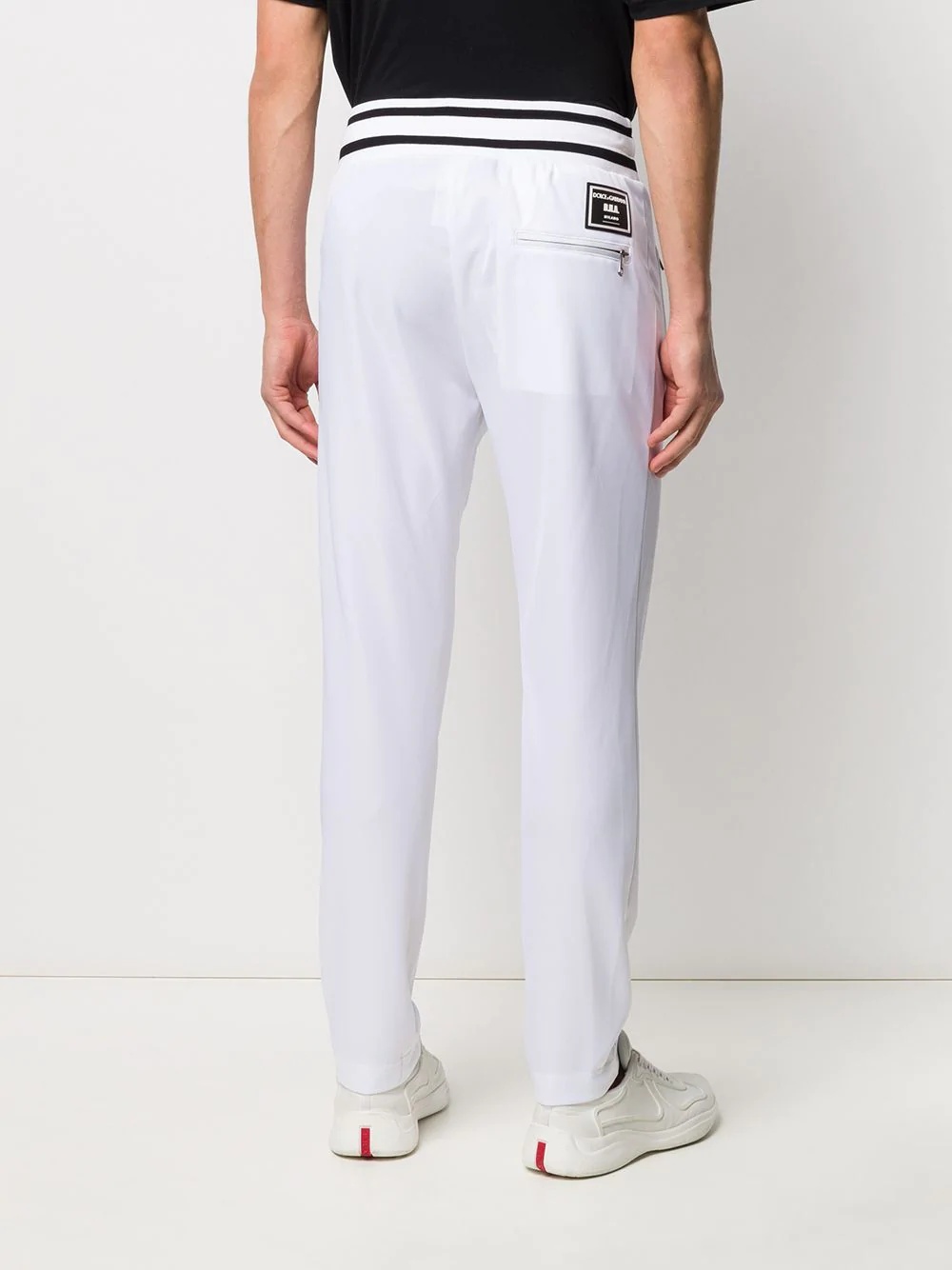 logo patch track trousers - 4