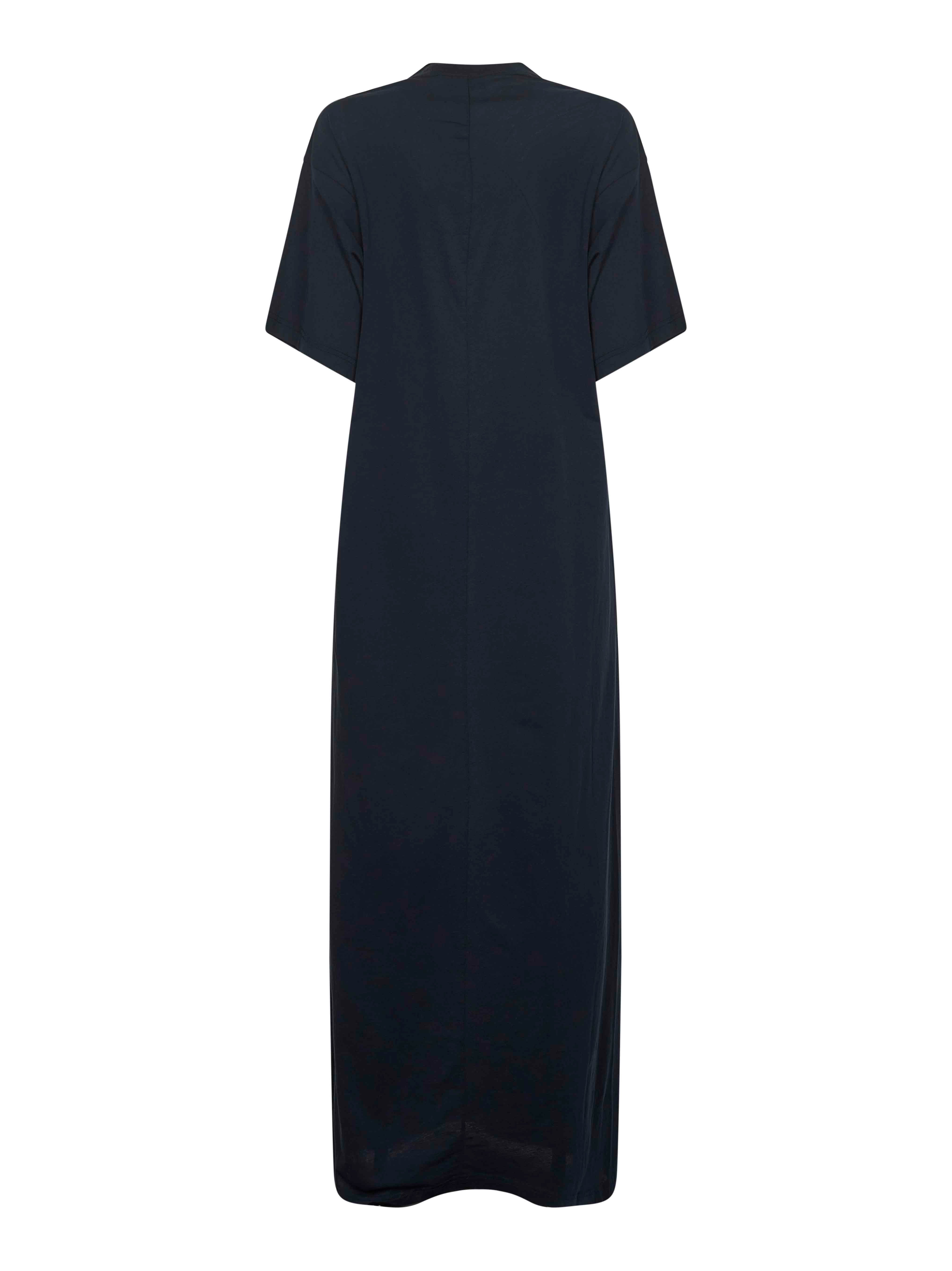 Balenciaga Women Black Jersey Maxi Cocoon Dress - 2