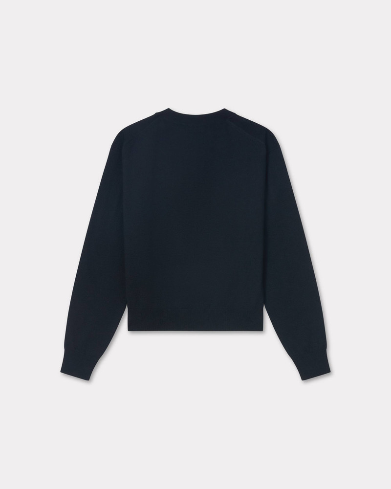 KENZO 'Boke Flower' embroidered crewneck cardigan outlook