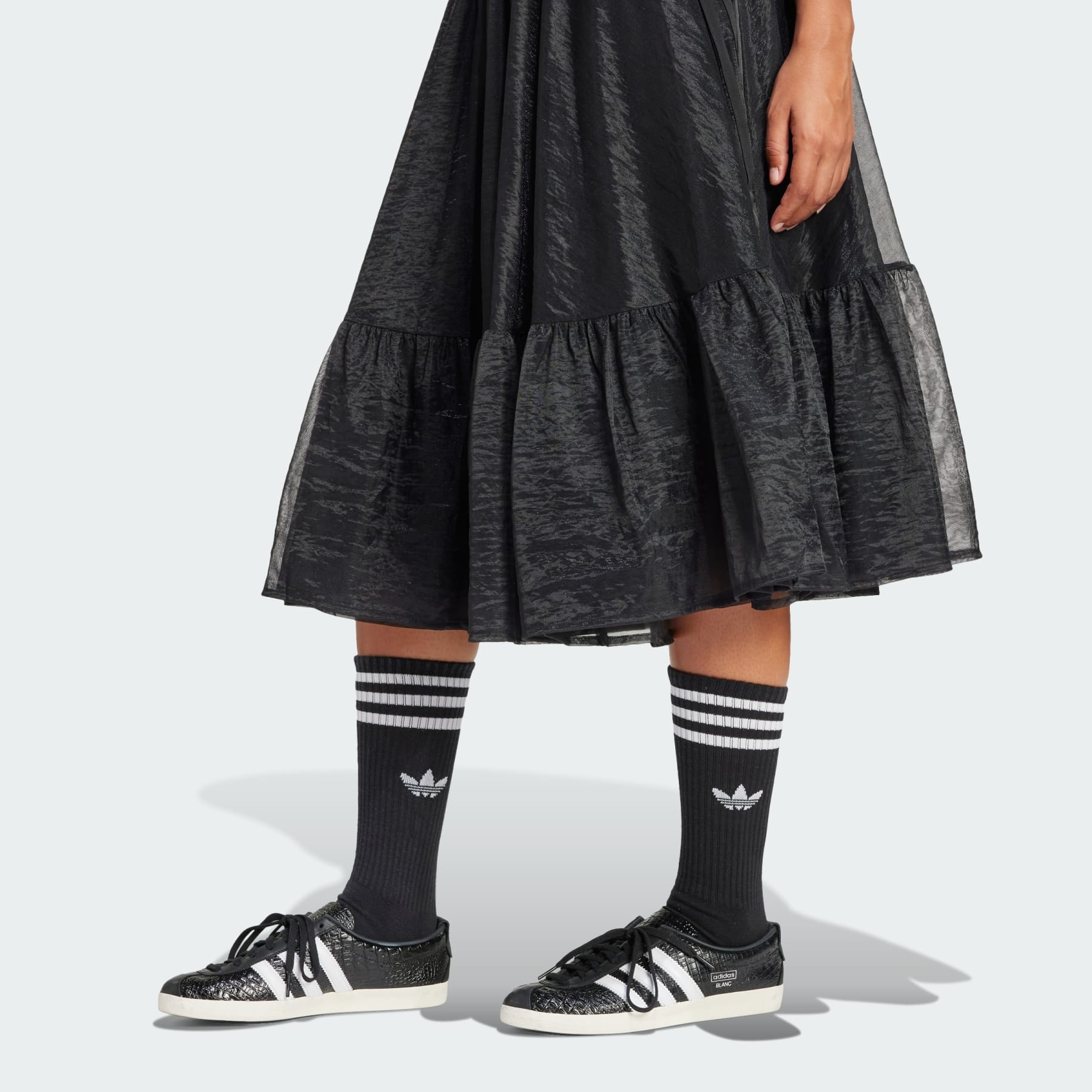 Waistband Tulle Maxi Skirt - 6