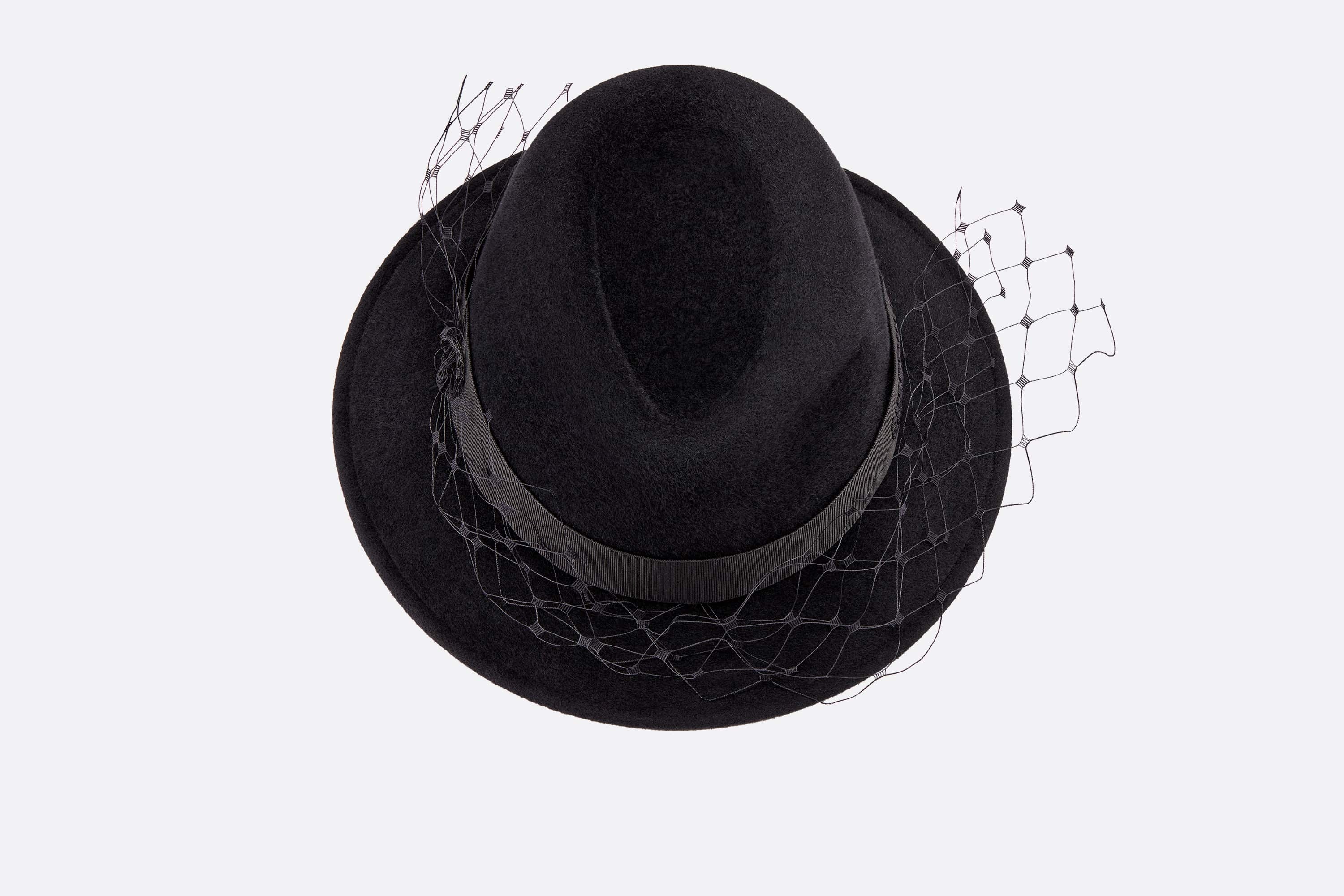 D-Tailleur Small Brim Veiled Hat - 3