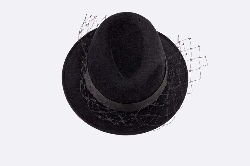 D-Tailleur Small Brim Veiled Hat 3