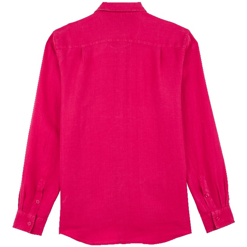 Vilebrequin Men Linen Shirt Solid outlook