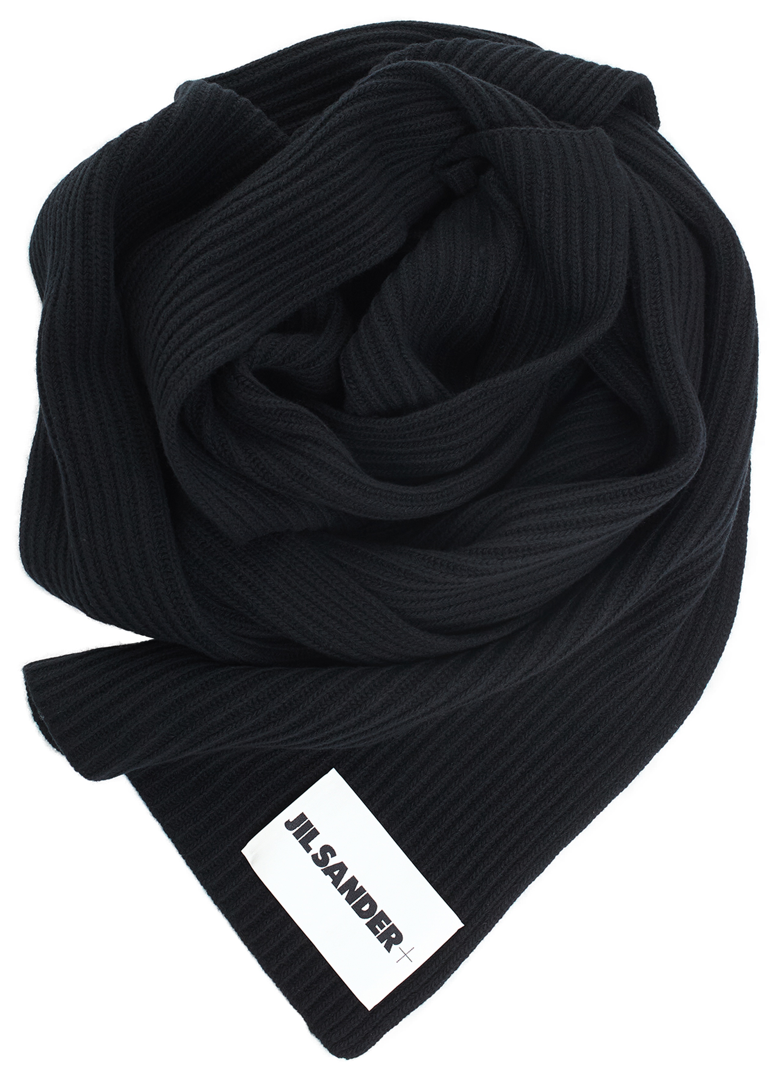 WOOL SCARF WITH PATCH - 1