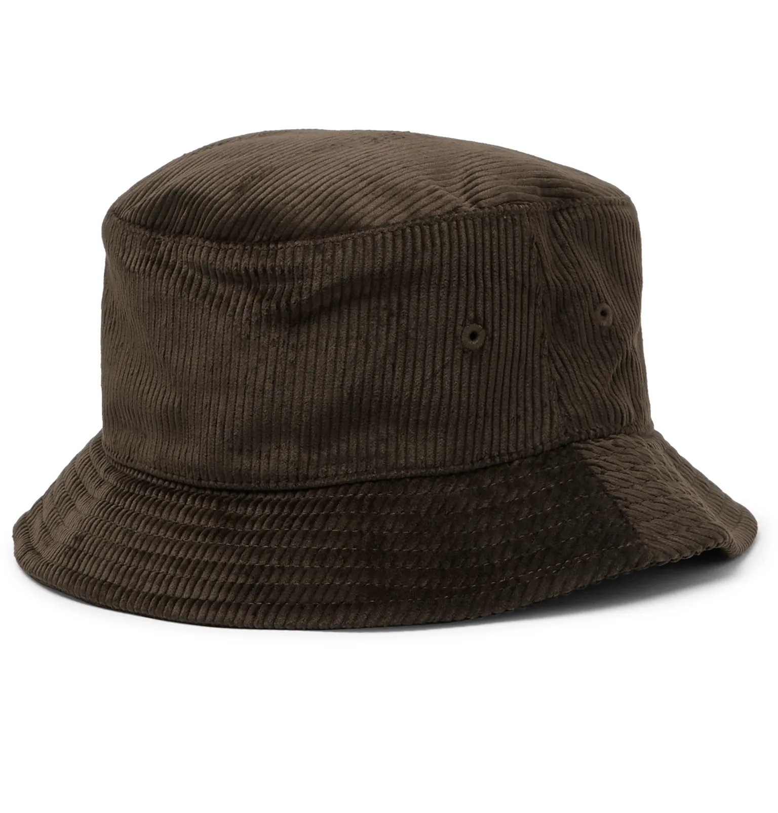 Alex Logo-Embroidered Cotton-Corduroy Bucket Hat - 4