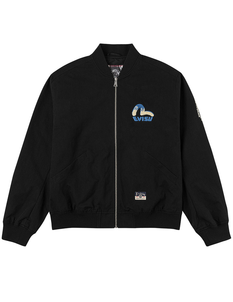 EVISU Daicock Print Bomber Jacket outlook