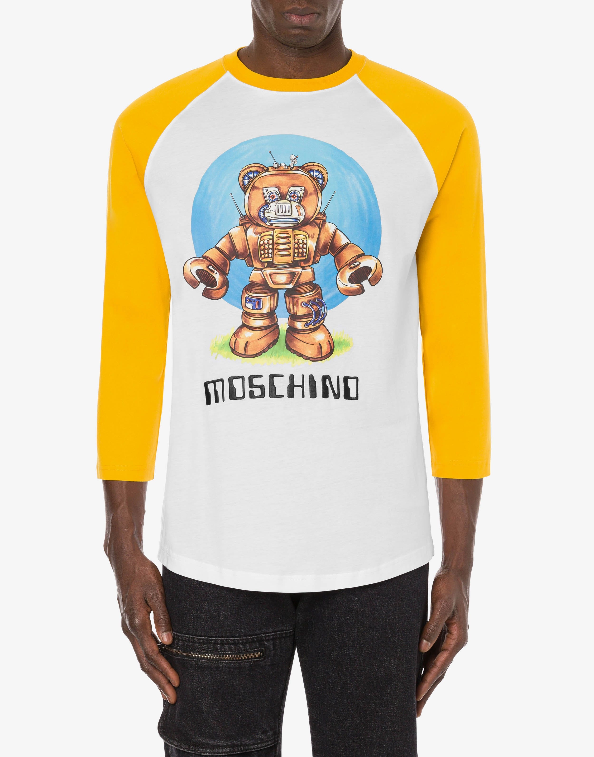 ROBOT BEAR ORGANIC JERSEY T-SHIRT - 2