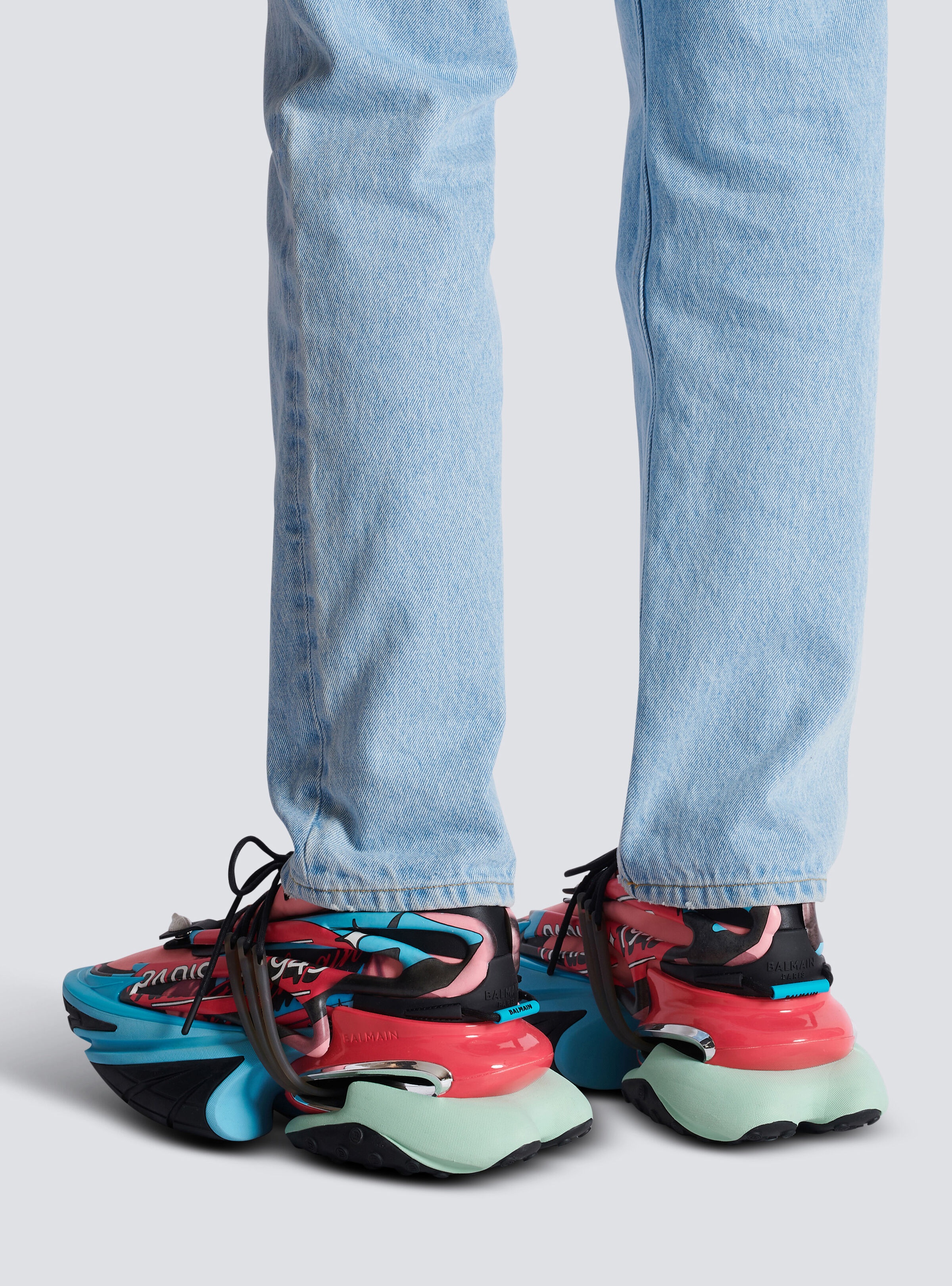 Unicorn Low sneakers in neoprene and calfskin - 10