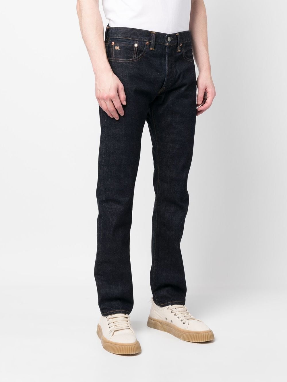 slim-cut five-pocket jeans - 3