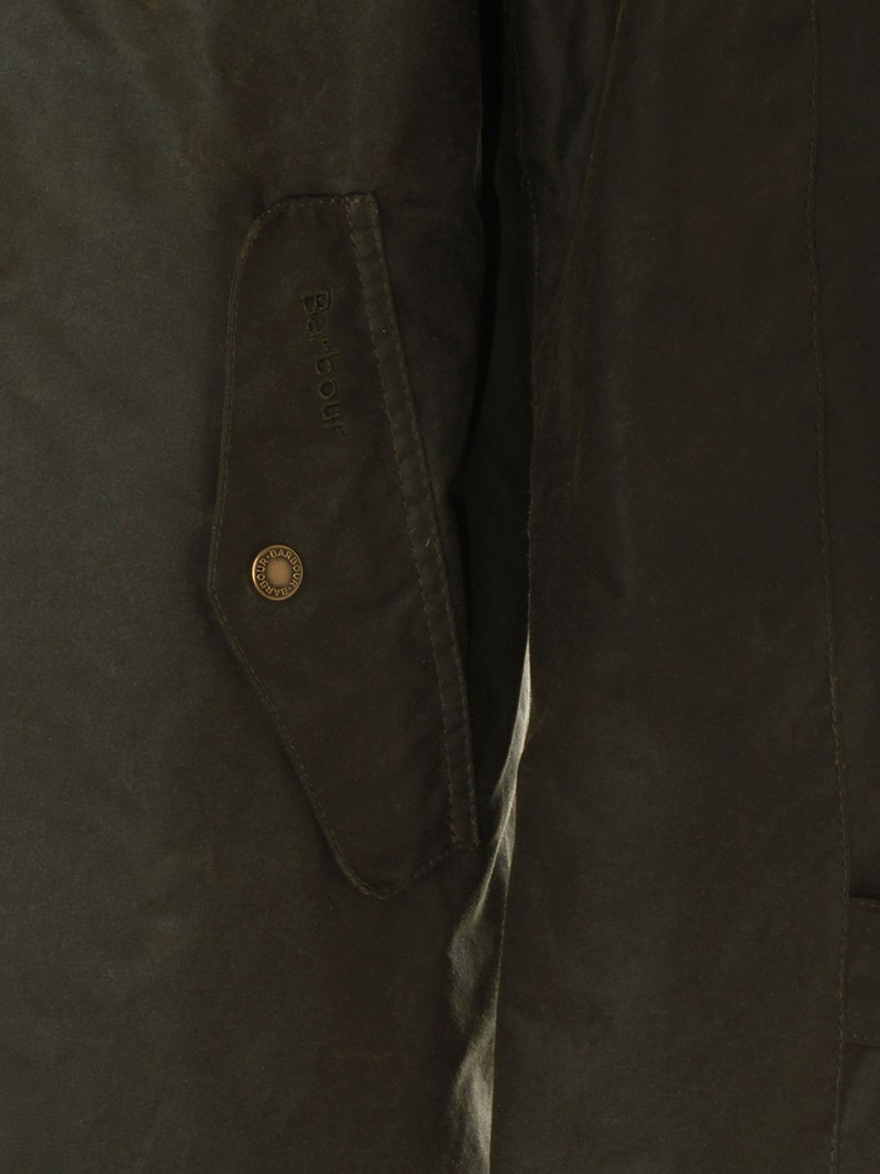 x Barbour corduroy-collar coat 3