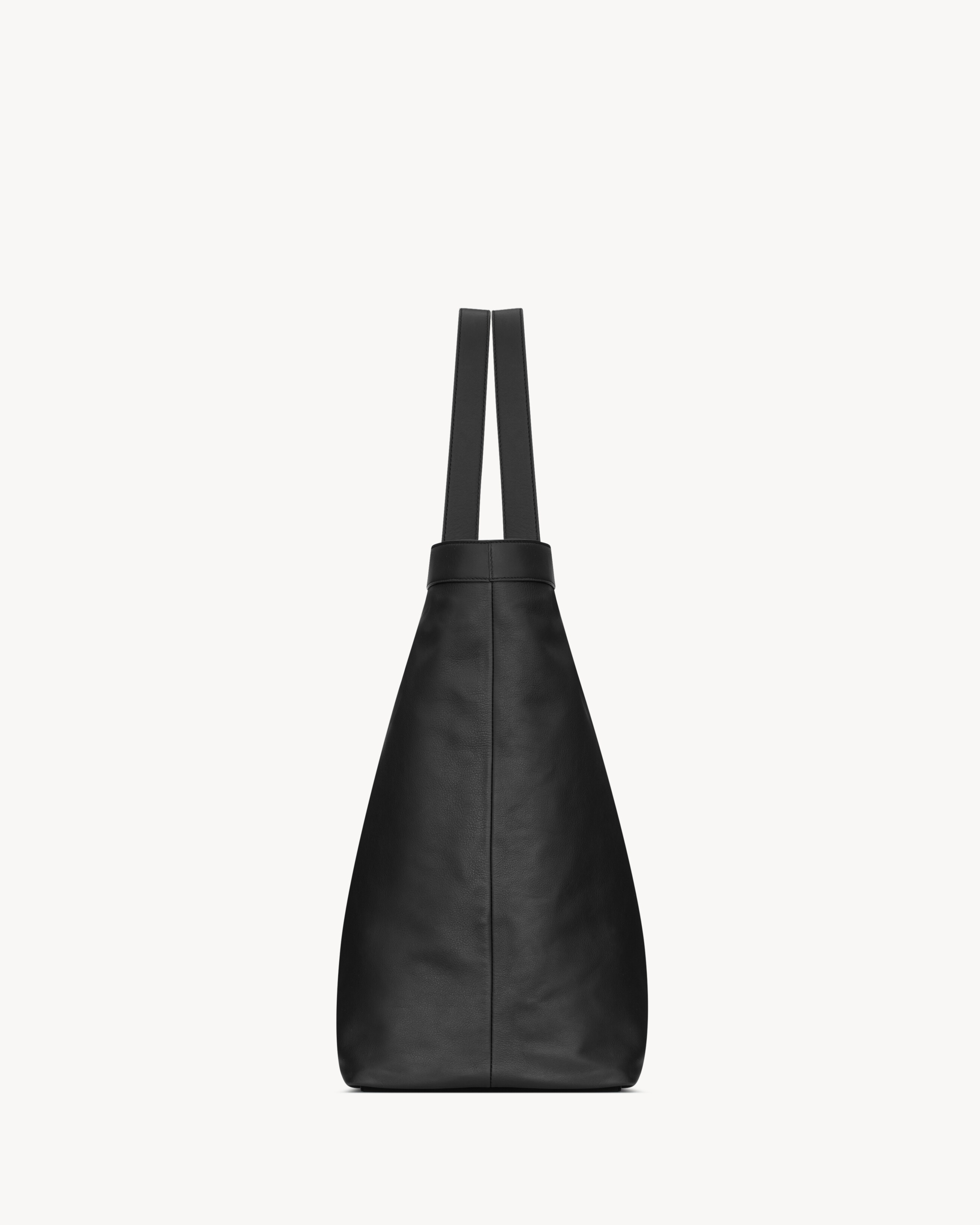 Y MAXI TOTE IN GRAINED LEATHER - 3