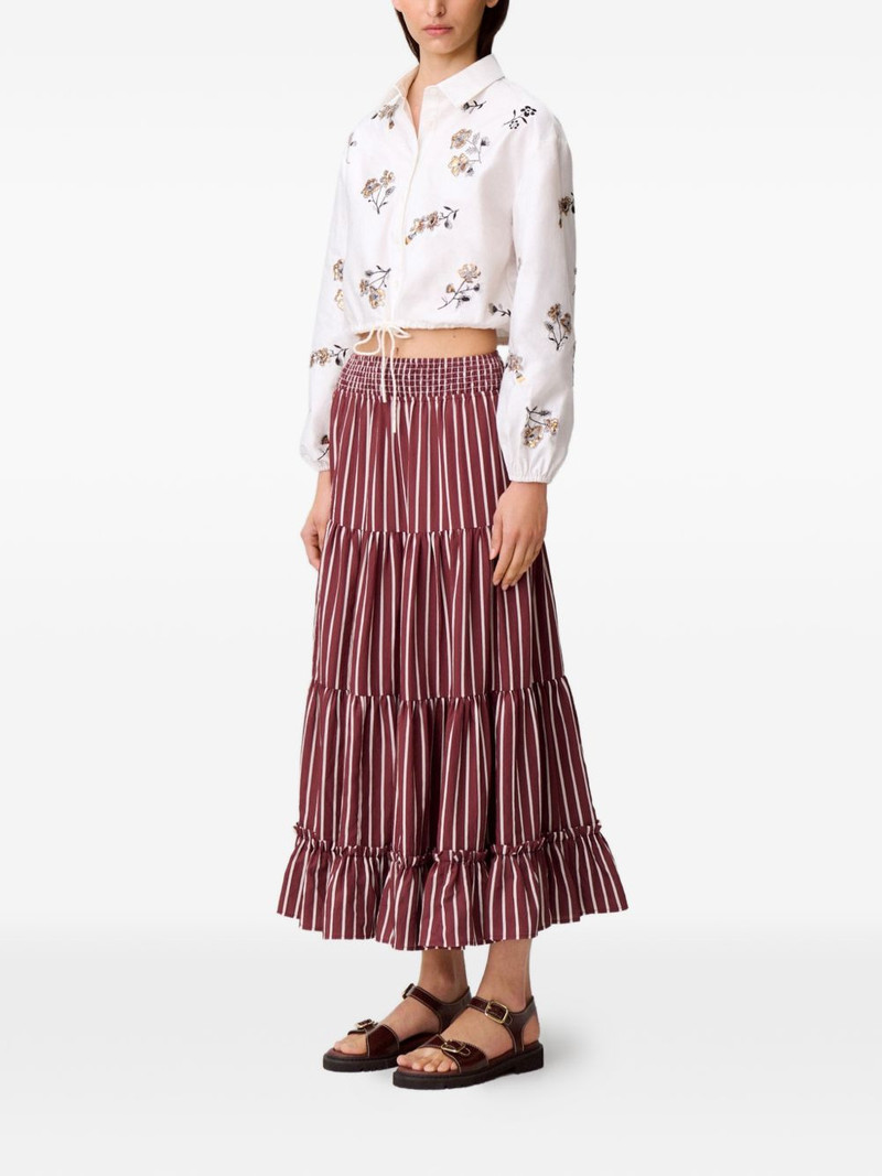 floral drawstring shirt 3