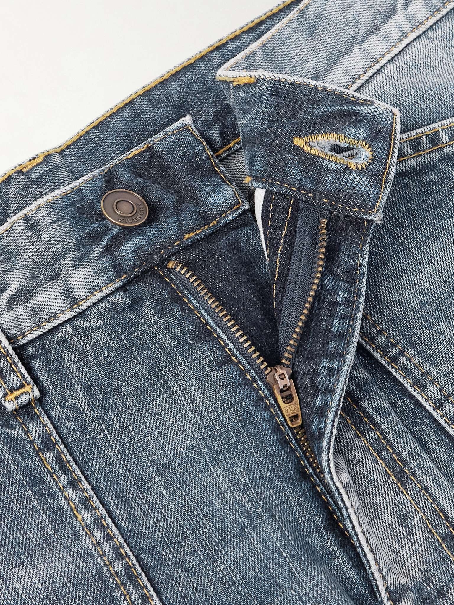 Straight-Leg Logo-Embroidered Jeans - 6