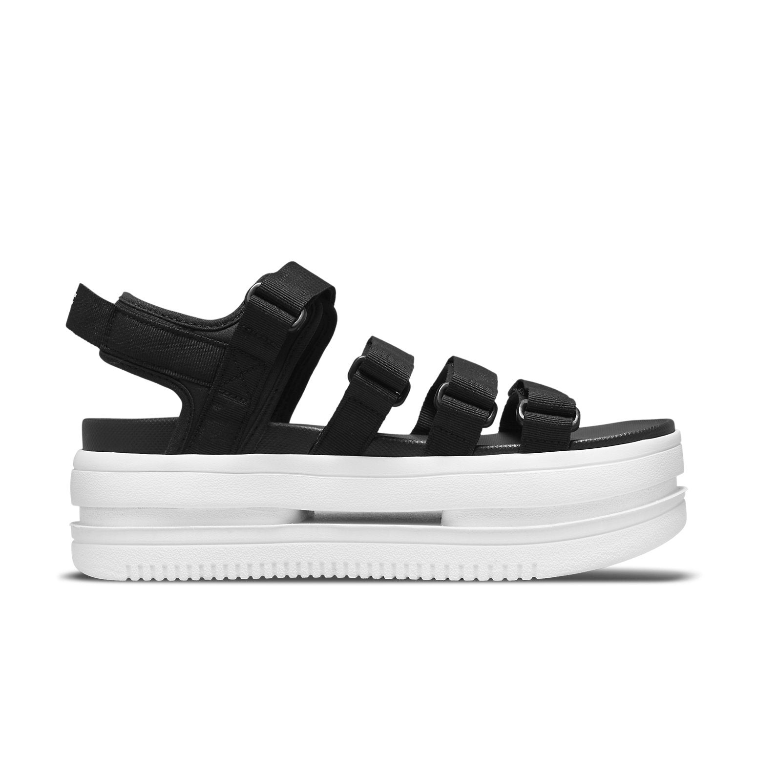 (WMNS) Nike Icon Classic Sandal 'Black White' DH0223-001 - 2