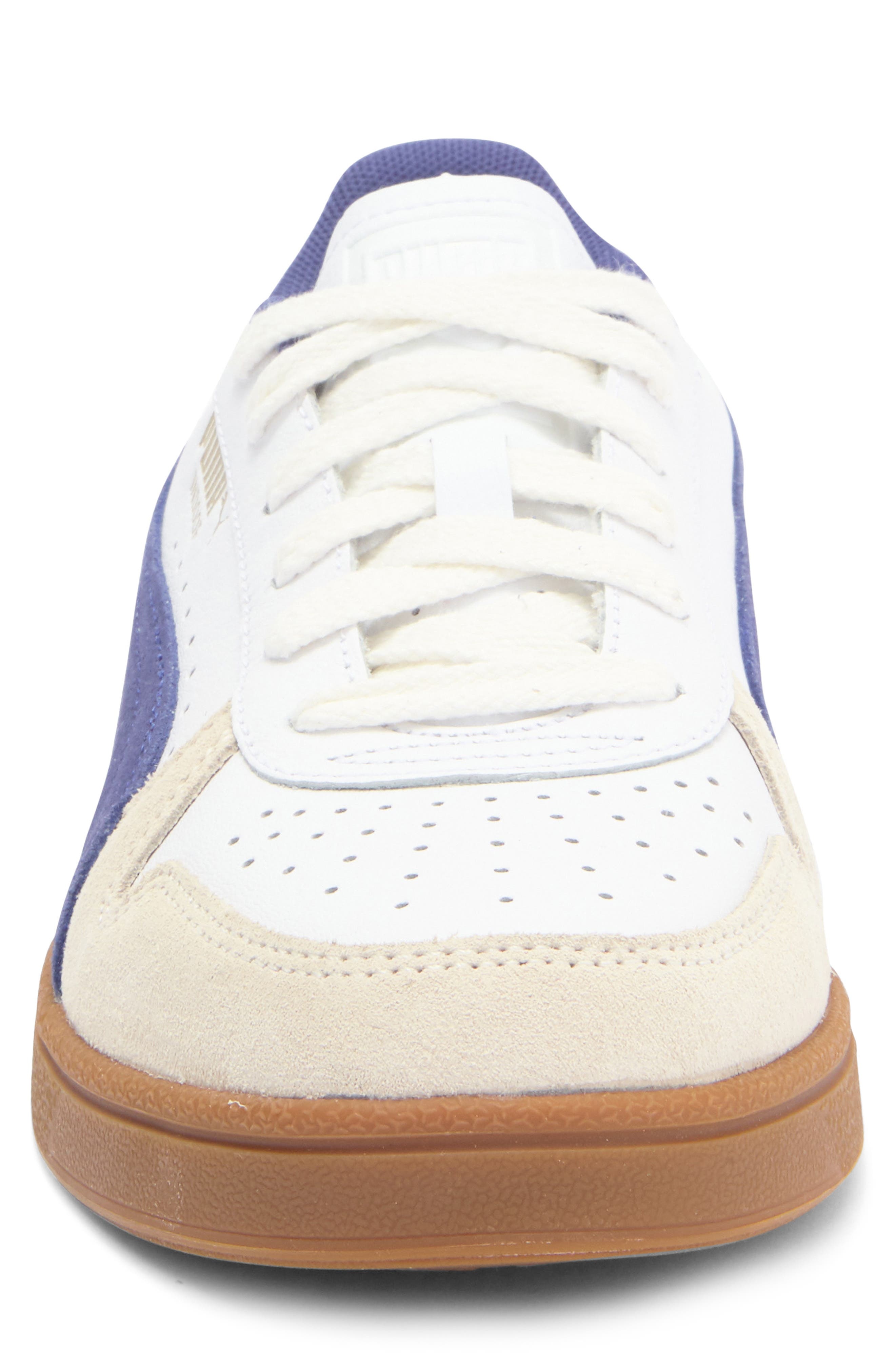 PUMA Indoor Sneaker in Puma White-Blue Crystal-Gum at Nordstrom - 4