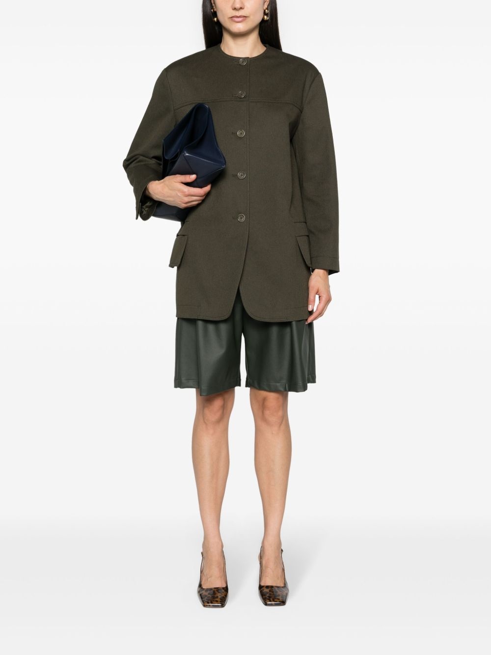 Recital twill shirt jacket - 2