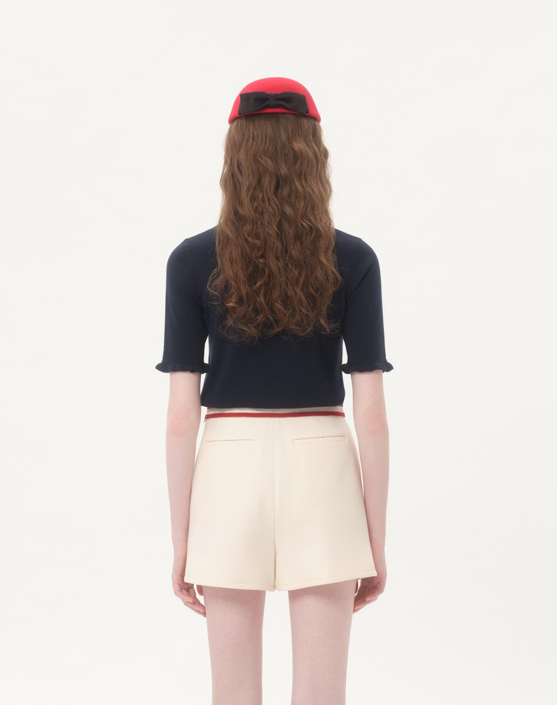 EMBROIDERED WOOL TOP 7