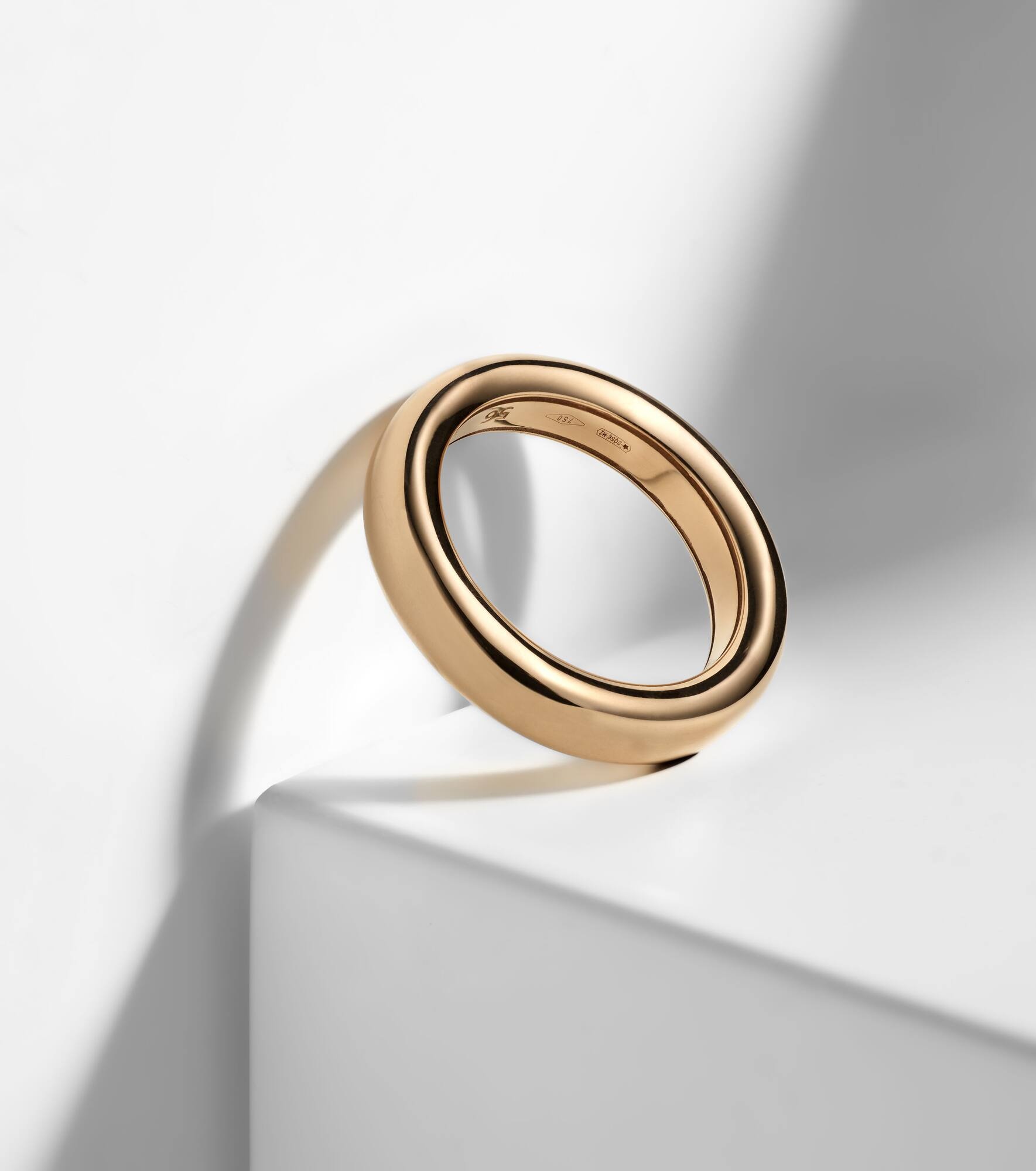 Iconica Extra Slim 18kt rose gold ring - 5