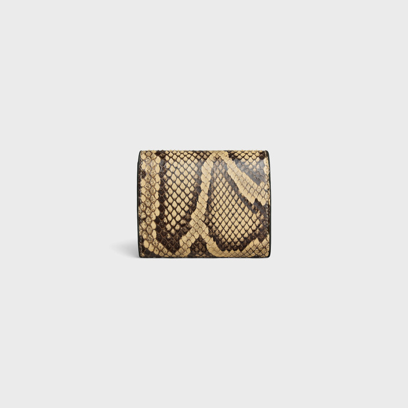 Small Flap Wallet TRIOMPHE IN Python 4