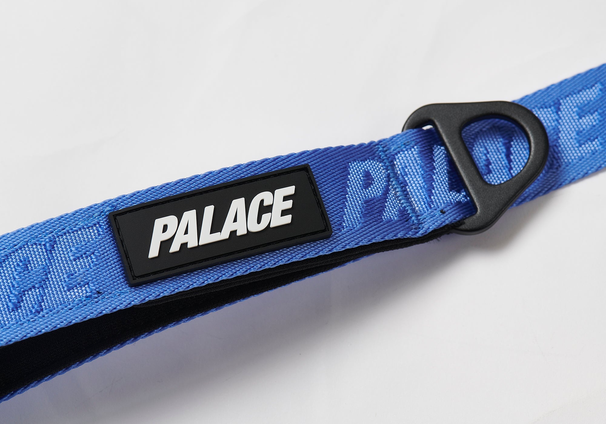 JACQUARD LOGO DOG COLLAR AND LEAD BLUE - 4