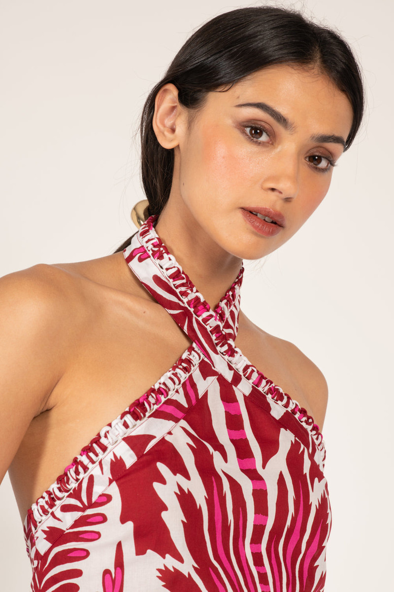 Mini Dress Manon - Bordo Cartagena 4