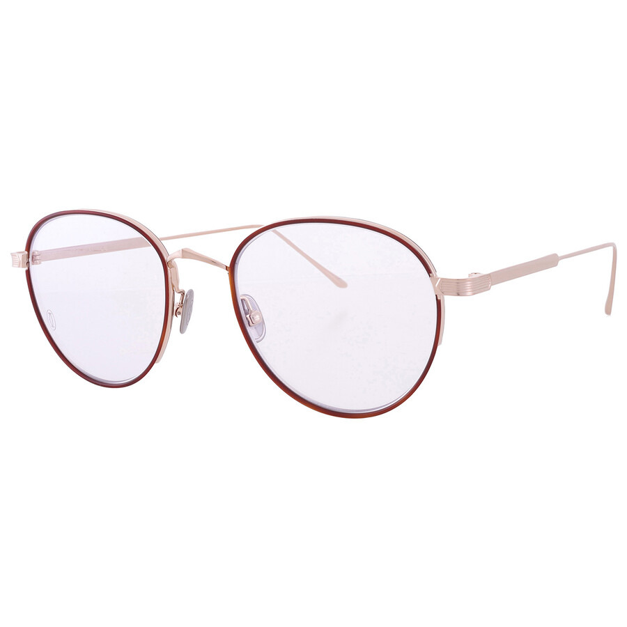 Cartier Demo Oval Ladies Eyeglasses CT0250O 008 53 - 2
