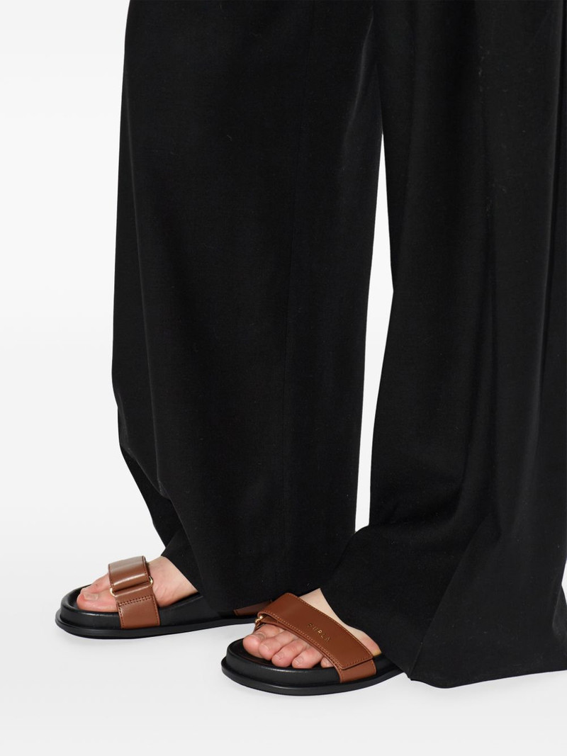 Solea buckled-strap flat sandals 5