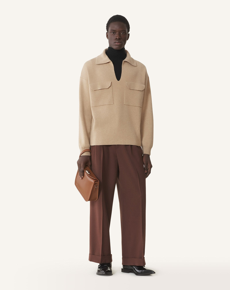 Lanvin CASHMERE POLO SHIRT outlook