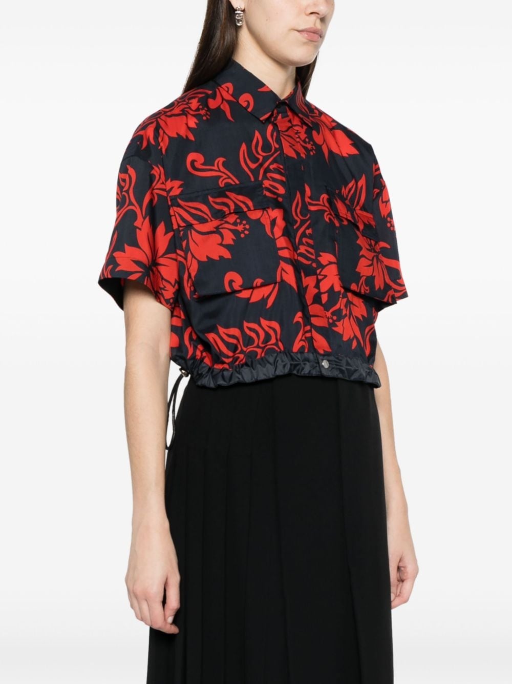 x Thomas Mason cropped shirt - 3