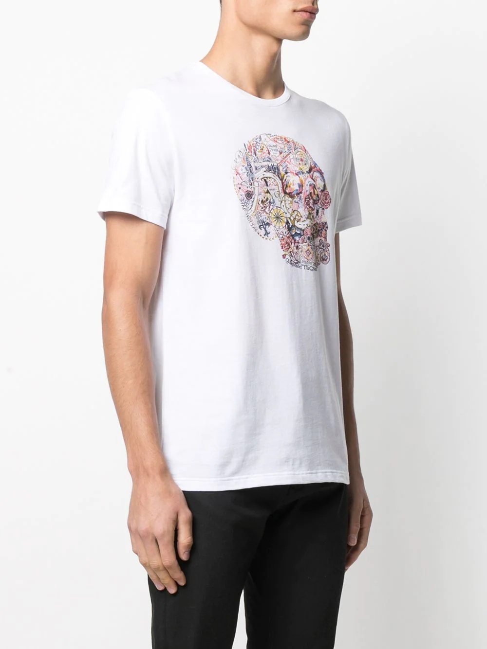 skull print T-shirt - 3