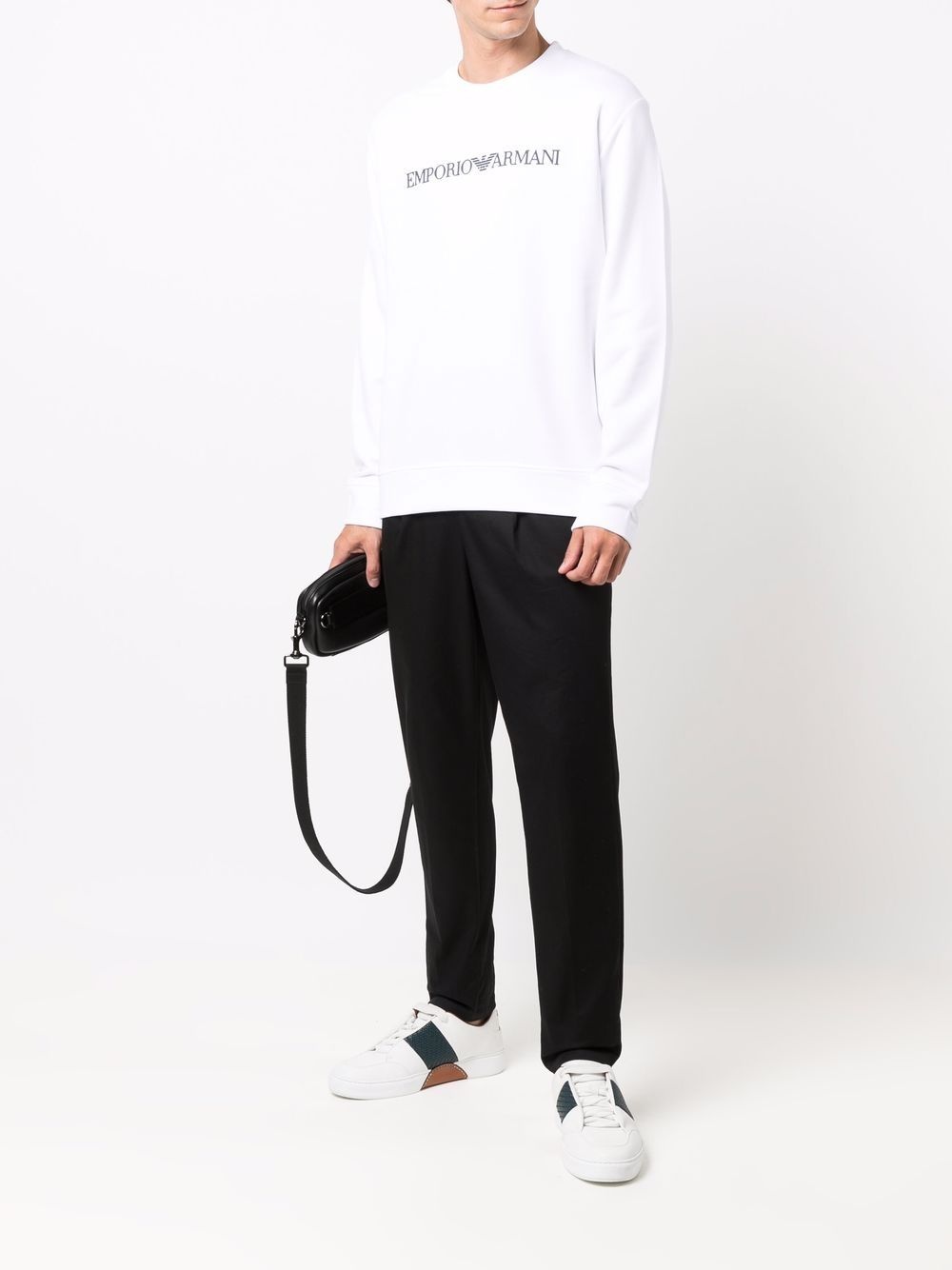 logo-print crew-neck sweatshirt - 2