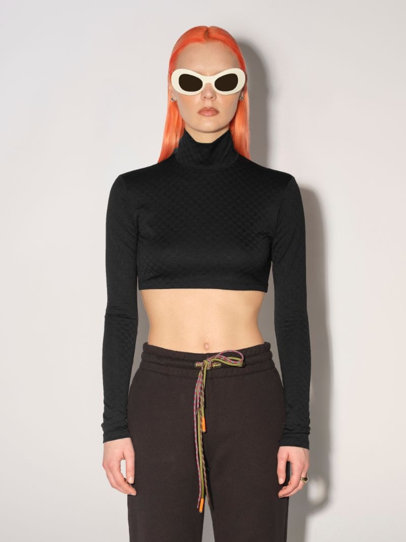 MINI MONOGRAM CROP TOP 3