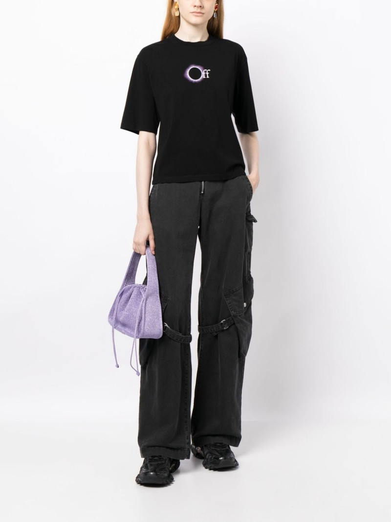 Off-White logo-print cotton T-shirt outlook
