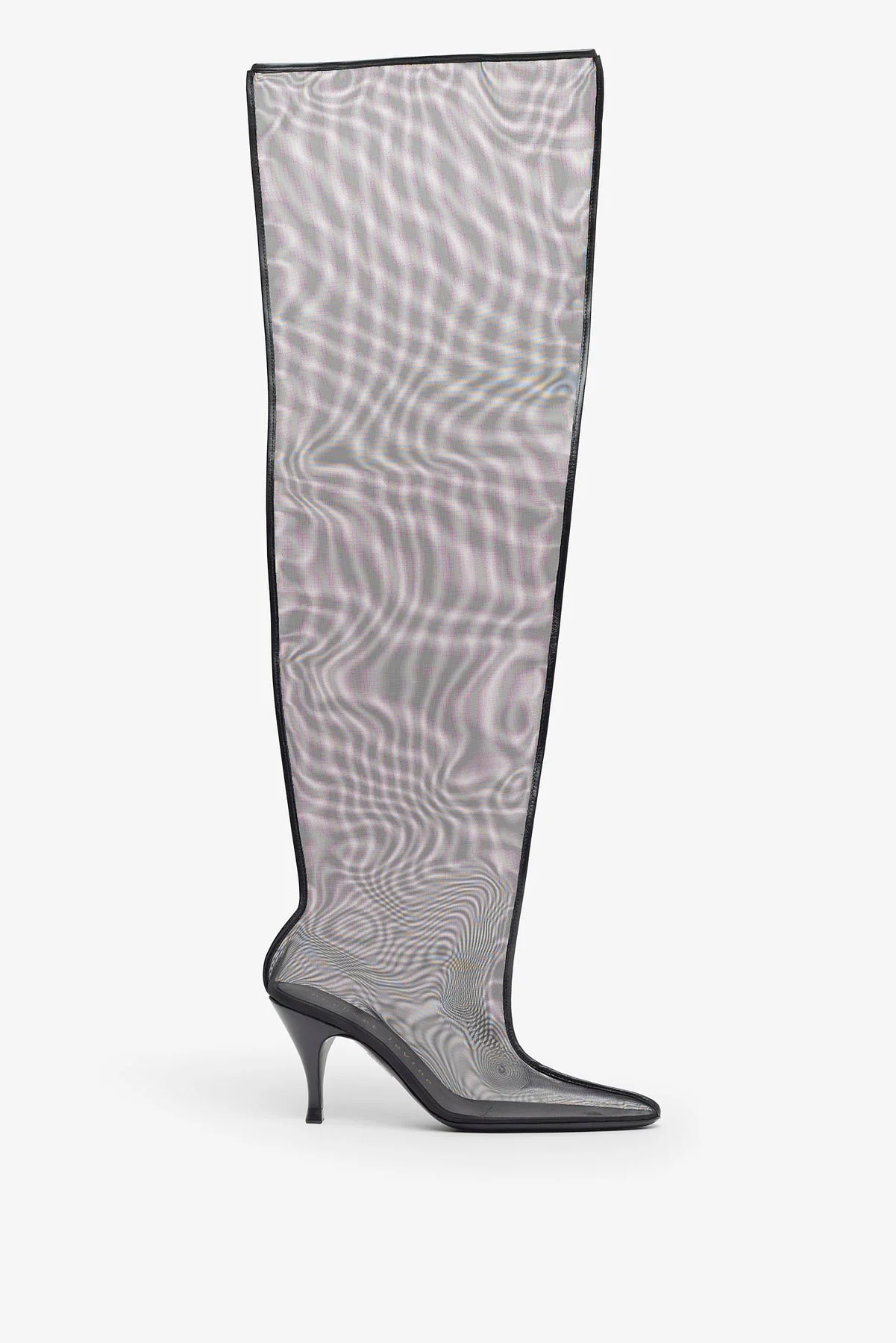 Drawing a Blank 85 black mesh boots - 1