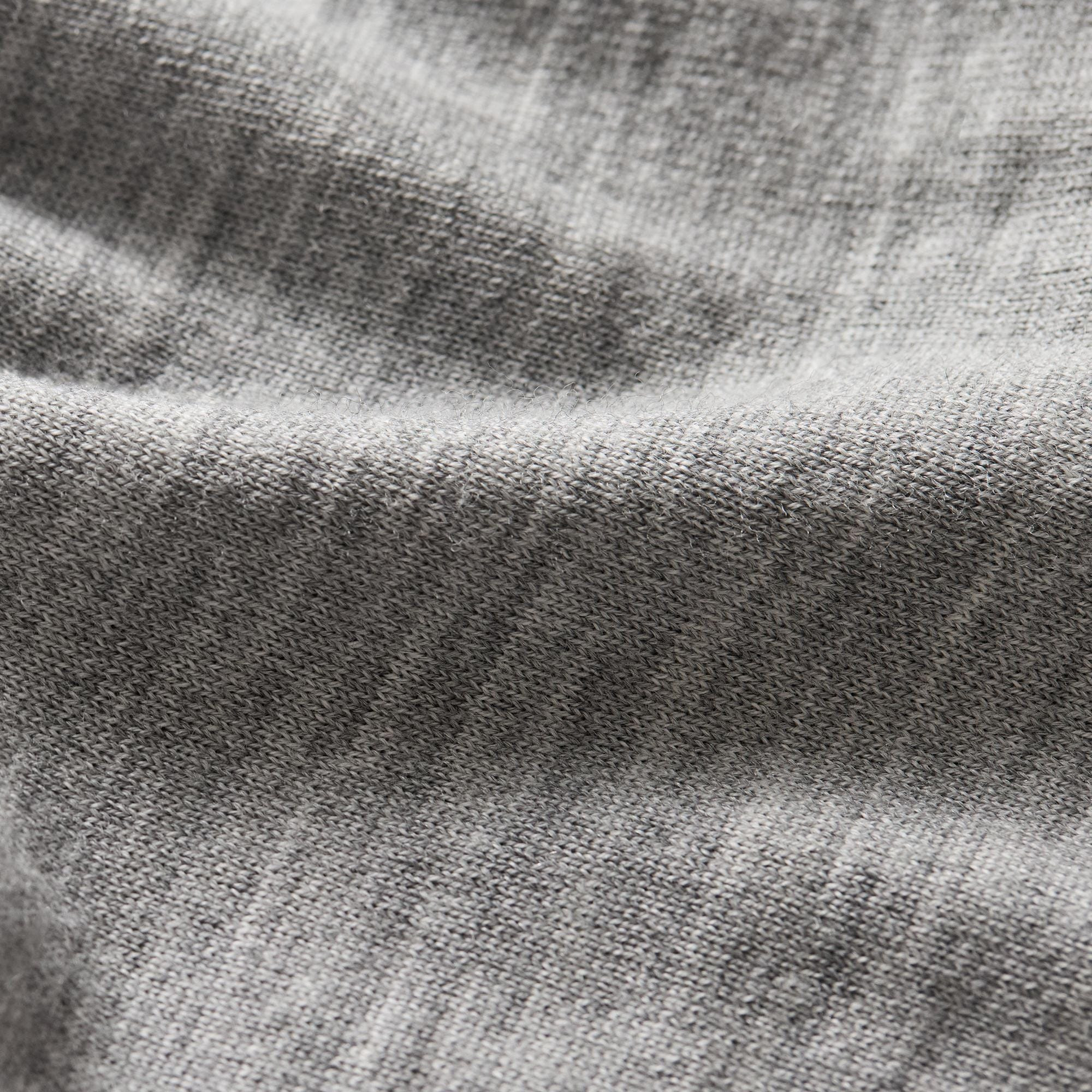 Shirred Henley Sweater in Regal Wool - 7