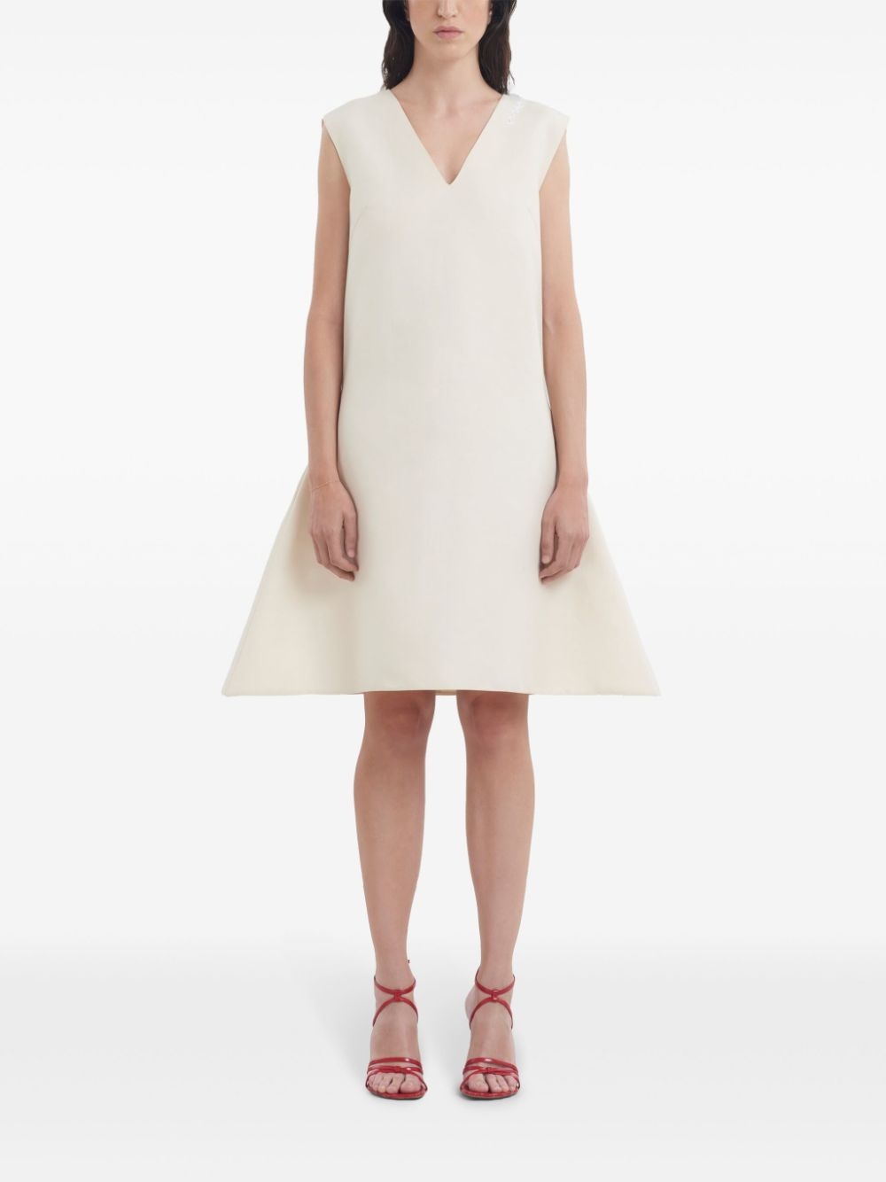cotton midi dress - 3