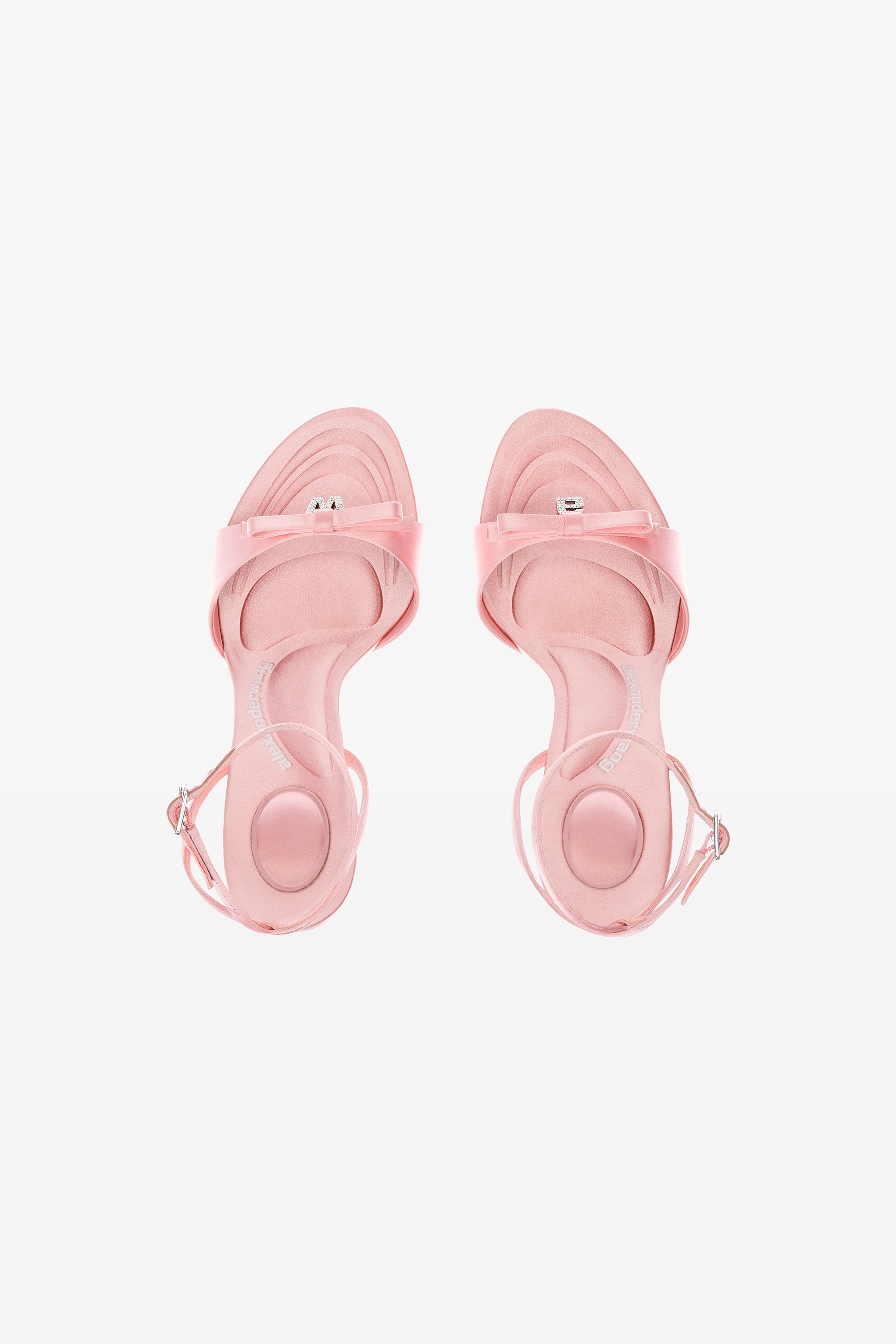 DAHLIA 105 BOW SANDAL IN SATIN - 6