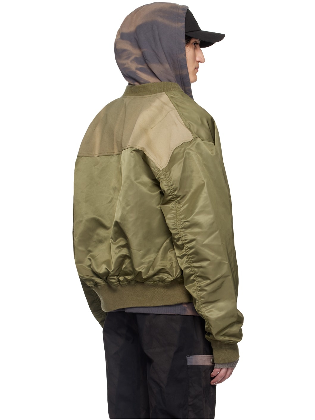 Khaki Alpha Industries Edition Bomber Jacket - 3