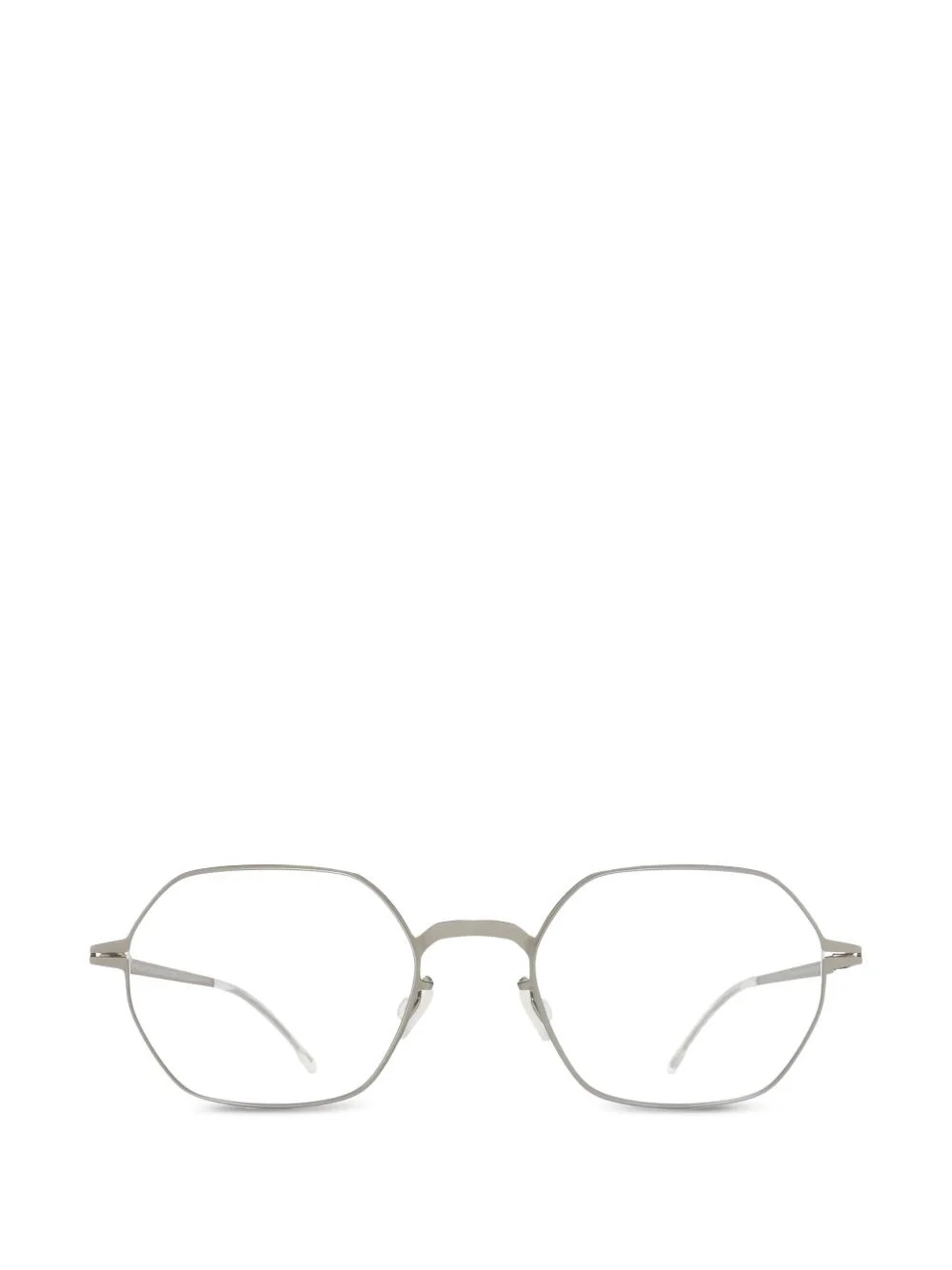 geometric-frame glasses - 1