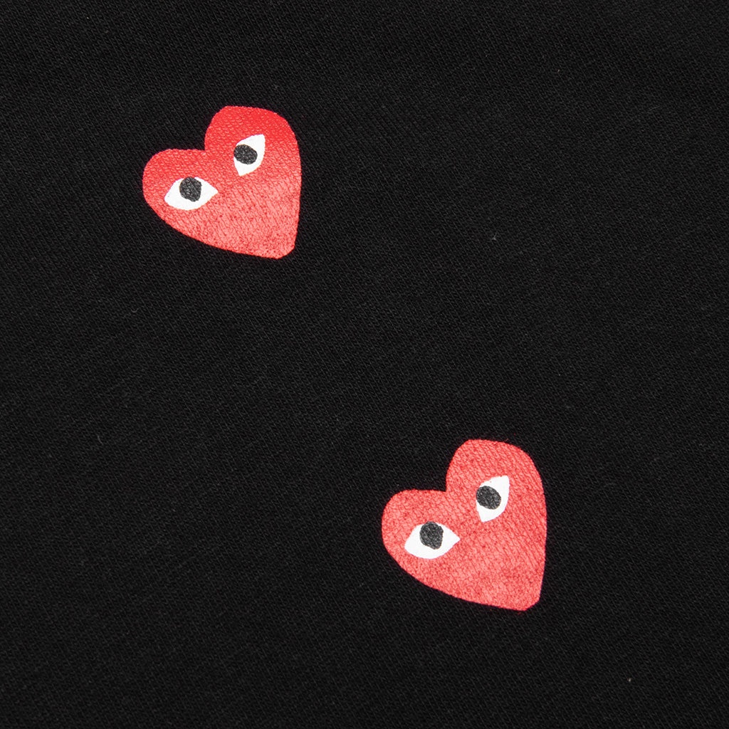 LOGO PRINT ANY HEART L/S T-SHIRT - BLACK - 4