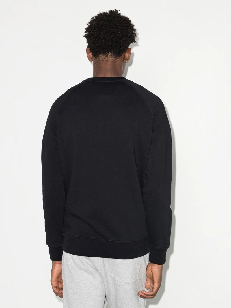 Maison Kitsuné logo-print long-sleeve sweatshirt outlook